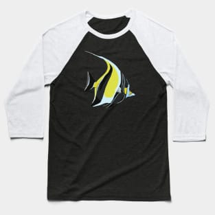 Moorish idol fish illustration Baseball T-Shirt